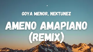goya menor nektunez ameno amapiano remix lyrics tiktok song you want to bamba
