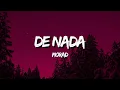MORAD - DE NADA (Letra/Lyrics)