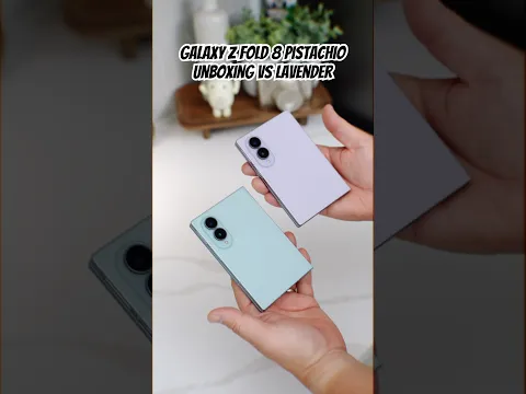 Samsung Galaxy Z Fold 8 Pistachio Unboxing: Better Than Lavender?