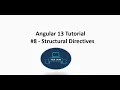 Angular 13 Tutorial Structural directive ngIf ngSwitch ngFor