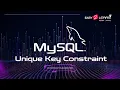 MySQL Key Constraint Unique Key - 2