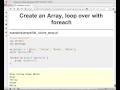 Beginner Perl Maven tutorial 4 4 - creating an array