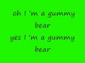 The Gummy Bear Song Lyrics.wmv