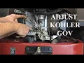 KOHLER Governor Adjustment Kohler V-Twin Step by Step Easy Fix
