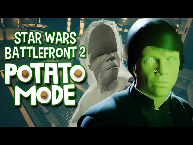 We Make A Star Wars Movie With Battlefront 2's Lowest Settings | Potato Mode