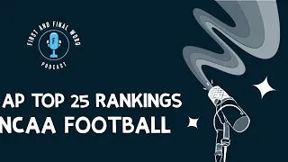 AP TOP 25 NCAA Football Rankings