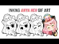 ANYA SPY x FAMILY I M BACK drawing Animated GIF