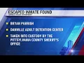 Danville Police Escaped inmate in custody