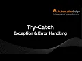 Try Catch