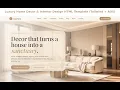 Luxenest Luxury Home Decor HTML Template - Modern Interior Design Website