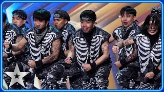 obsequious rock out with guns n roses and bon jovi hits auditions bgt 2025