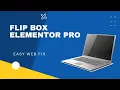 How to make Flip Box with Elementor Pro