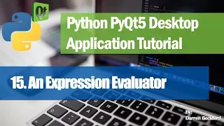 15 An Expression Evaluator GUI Program - Python PyQt5 Desktop Application Development Tutorial