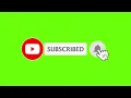 Download Lagu Tombol Berlangganan Layar Hijau Animasi YouTube dengan nada suara ikon lonceng #greenscreen
