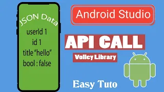 How to do api call in andorid Volley Library JSON Easy tuto