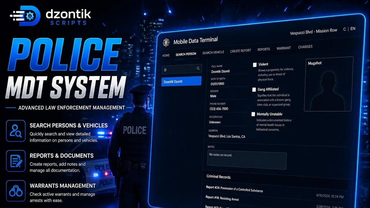 Police MDT - ESCROW