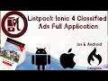 Listpack Ionic 4 Classified Ads Full Application Codecanyon Scripts and Snippets