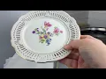 Schwarzenhammer Bavaria Western Germany reticulated gold trim Plate 11pcs set