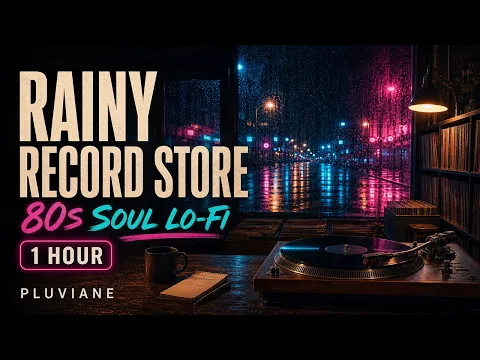 80s Soul Lo-Fi Mix 💿 Rainy Record Store | Original Beats for Study & Relax (1 Hour)