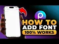 How To Add Font in Picsart 100 WORKS NO Yapping To The Point FAST EASY