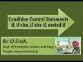 Lecture 5 Java Conditional Statements if else if else nested if switch case Java In Punjabi