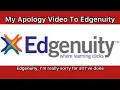 Edgenuity I m really sorry for everything I ve done