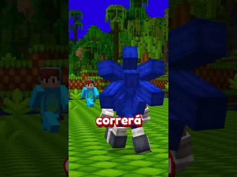 Si ves a SONIC.EXE en MINECRAFT, CORRE por tu vida