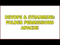 DevOps SysAdmins Folder Permissions Apache