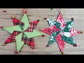 Patchwork Star Ornament for Christmas