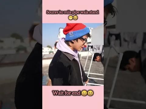 Sourav ko mila pipe wala stand 😀🫣//#souravjoshivlogs #shorts #shorts