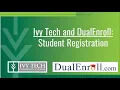 DualEnroll Student Guide Registration