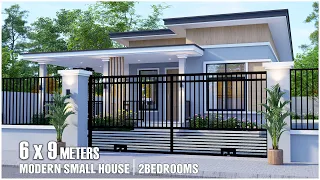 6x9 Meter Tiny House | 2 Bedroom Floor Plan & Design Tour