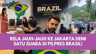 Tak Mau Kehilangan Hak Suara! Warga Brasil Tempuh Perjalanan Bali-Jakarta demi Nyoblos