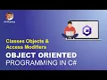 Object Oriented Programming OOP in C Access Modifiers 02