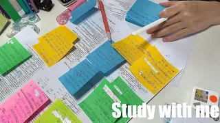 STUDY WITH ME 2hrs Background Noise No Music No Break ASMR Real Time Motivation 