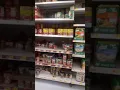 Empty shelves Super Walmart Raleigh NC