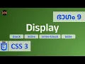 CSS display block inline inline-block table