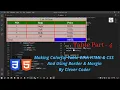 Making Colorful Table With HTML CSS Using Border Margin Bangla Tutorial On Web Design No 20