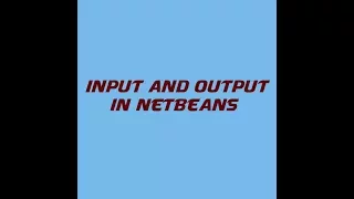 in Netbeans