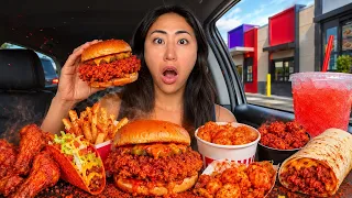 I Tried the SPICIEST Food at Every Fast Food Restaurant!!