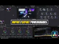 Export - Import Powergrades in DaVinci Resolve How To Tutorial