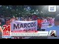 Grupo na may bitbit na mga placard na nananawagan ng pagbitiw ni PBBM... | 24 Oras Weekend