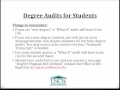 All About Degree Audits