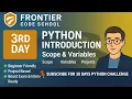Python Scope and Variables Board Exam Special Full Explanation in 20 Minutes Hindi