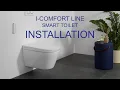 Lagu How to install the I-Comfort Project toilet?