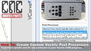 Make Your Own CNC Post Processor for Dust Collection Operator Messages and more