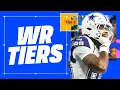 Top-60 Fantasy Football WR Rankings Tiers Which Wide Receivers Are We Drafting in 2026