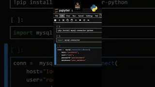 Connect MySQL to Jupyter Notebook in 30 Seconds Python for Data Analysts