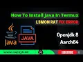 How To Install Java 8 Openjdk8 In Termux By H4Ck3R