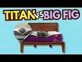 Brooklyn Bedding Titan vs Big Fig Mattress - I Put The 2 Heaviest Mattresses To The ULTIMATE Test
